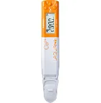 Ca-11 LAQUAtwin pocket calcium ion meter. HORIBA. Minimum volume: 0,3 mL (0,05 mL with Sampling Sheet B). Measurement range: 4 - 9.900 ppm (mg/L) (0,1 - 250 mmol/L). Temperature range (ºC): 0 - 50.0. Includes 150 ppm (14 mL) and  2000 ppm (14 mL) Standard Solution, dropper, 5 sampling sheets B, 2 CR2032 batteries, instruction and quick-start manuals, and storage case.