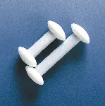 Magnetic stirring bar PTFE. Double ended stir bar. Well centered little surface contact and high turbulence, even at low speeds. BRAND. Length (mm): 54. Ø (mm): 8. Ø disk (mm): 20