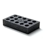 14 positions sample rack for test tube 29 mm of diameter. For models: MULTI-TX5 Digital. VELP®. Accessory for Vortex