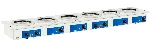 Batería de mantas 6 posiciones, serie SHM-200. COLE-PARMER. Capacidad (ml): 6x500. Dimensiones An x Al x Pr (mm): 1450x130x285. Agitación: Sí. Peso (Kg): 12,5