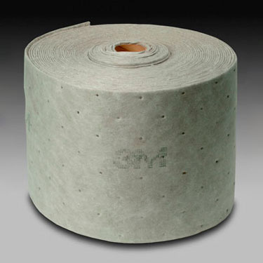 Absorbent for oils, lubricants, hydraulic liquids and industrial fluids. Maintenance series. Model: Absorbent roll perfect for absorbing oils, alcohols, esters and silicones. Dim. WxLength: 46cmx46m. Package weight: 5,9Kg. Pack absorption: 117L