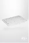 PCR plates. NERBE-PLUS. Capacity: 96x0,2 ml. Capacity: Half-skirt. Centrif. resist (g): 6000. Colour: Transparent. Sterility: PCR Ready.