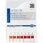 pH test strips, pH-Fix 7.9 - 9.8. MACHEREY-NAGEL. Measuring range (visual): 7.9 - 8.3 - 8.6 - 8.9 - 9.1 - 9.4 - 9.8. No Evaluable on reflectometer QUANTOFIX® Relax. Pack of 100 sticks 6 x 85 mm
