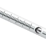 Jeringa para cromatógrafos Shimadzu. SGE. Aguja recambiable. Gauge (D.E. mm): 23 (0,63). Modelo: 0,5BR-S-0,63C. Aguja rec.: 032-033745 (u. AE). Émbolo rec.: -