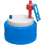 Safety Caps: safe solvent extraction. SCAT®. GL80 Screw caps and venting valve. Safety Cap I, Ø 3,2 for GL80. Connectors (mm OD): 1x3,2mm (1/8')
