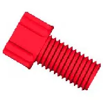 Gripper conector PP 1/4'-28 for 1/16' D.E. Red. DIBA OMNIFIT
