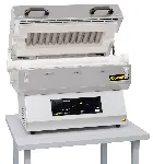 Horno tubular Nabertherm articulado Horizontal hasta 1300ºC, diam ext tubo 120mm, long calefactada 1000mm.RSH 120/1000/13/B510
