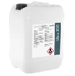 Termofluido Ultra 350. LAUDA. Tipo de sustancia química: Aceite mineral. Rango temperatura (ºC) en sistema abierto: -. Rango temperatura (ºC) en sistema cerrado: 30 a 350. Volumen (L): 5. Viscosidad, cinemática a 20 °C (mm2/s): 47