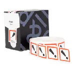 Etiqueta de clasificación y etiquetado de productos químicos: sistema mundialmente armonizado (GHS). Irritación cutánea. Dim. Alt.xAnch. (mm): 26x26