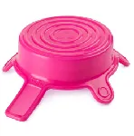 Tapas de silicona. DURAN®. Talla: M. Ø abertura (mm): 64 - 76. Altura (mm): 22,5. Color: rosa