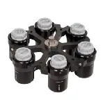 Rotor RT 299 para centrífugas DIGTOR 22 y MAGNUS 22. ORTOALRESA. Tipo de rotor: Oscilante. Capacidad máx.: 6x250 ml. RPM: 2.500. Radio (mm): 212. F.C.R. Máx (xg): 1.481. Solo disponible en modelos refrigerados