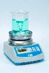 Magnetic Stirrer Agimatic-ED-C with heating. J.P. SELECTA®. Speed (rpm): 60 -1600. Stirring volume (l): Up to 10. Temp. (ºC): 50 - 350. Material: Silumin upper plate with ceramic surface. Ø plate (mm): 145. Dim. WxHxD (mm): 190x145x260. Power (W): 550. Weight (Kg): 3,2