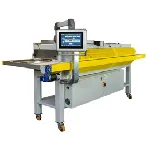 Horno de rodillos ER-20/P. NANNETTI. Temperatura máxima (ºC): 1.330. Tamaño máximo baldosa (cm): 15x15. Ciclo cocción (min): 20 - 400. Zonas programables precalentamiento: 1. Zonas programables enfriamiento: 1. Dimensiones externas An x Al x Pr (mm): 3.400x1.100x1.800