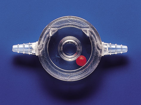 Sensor de flujo. KARTELL. Indicador de flujo (bola) para tubos de 6,5 a 10mm