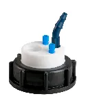 Waste cap. SCAT®. Thread S55 (equivalent 53,5mm Ø, approximately). Trap not included. Type, thread, complements: Waste Cap 2 + 1 S55 and escape