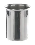 Steel beaker with spout. BOCHEM®. Cap. (ml): 100. Description: Without spout. Ø ext. (mm): 50. Height (mm): 60