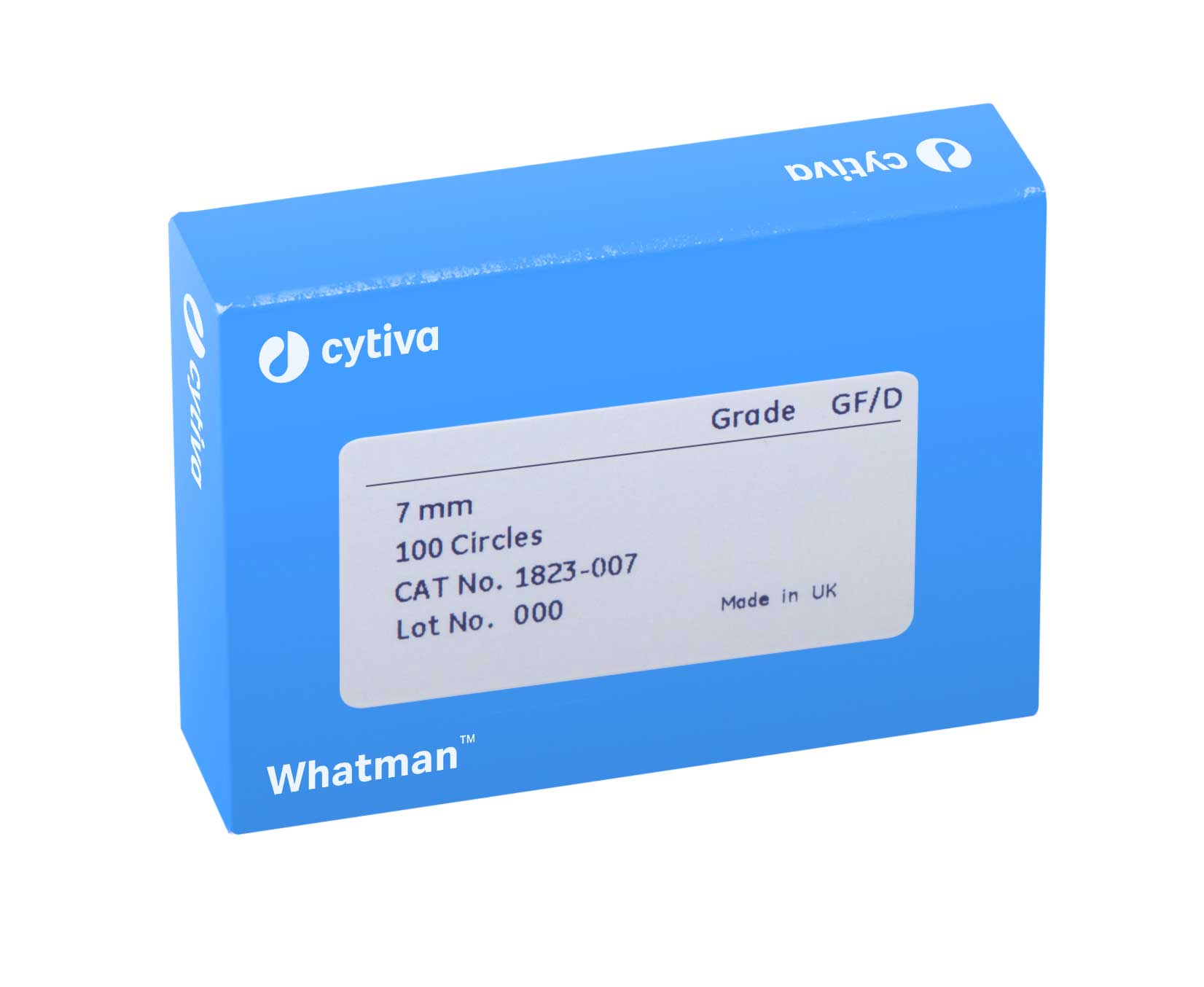 Filtro de microfibra de vidrio sin agentes ligantes. Tipo GF/D. Whatman™ (Cytiva). Ø (mm): 55. Retención típica (µm): 2,7