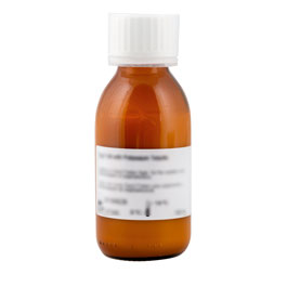 Potassium Tellurite Solution 1%. Aqueous solution of potassium tellurite at 1%, sterilized by filtration and suitable for use as an inhibitor additive in culture media.