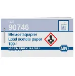 Papel indicador acetato de plomo (100 tiras). MACHEREY-NAGEL.
