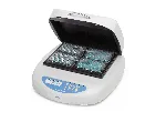 PHMP-4 thermoshaker for microplates. GRANT. Temp. range (ºC): Ambient +5 to 60. Capacity: 4 microplates 96- or 384-well microplates. Heating speed: 12 min. (from 25 to 37 ºC) and 35 min. (from 37 to 60 ºC ). Speed (rpm): 250-1200 (increments 10 rpm). Consumption (W): 50. Dim. WxHxD (mm): 380x140x390. Weight (kg): 8.8