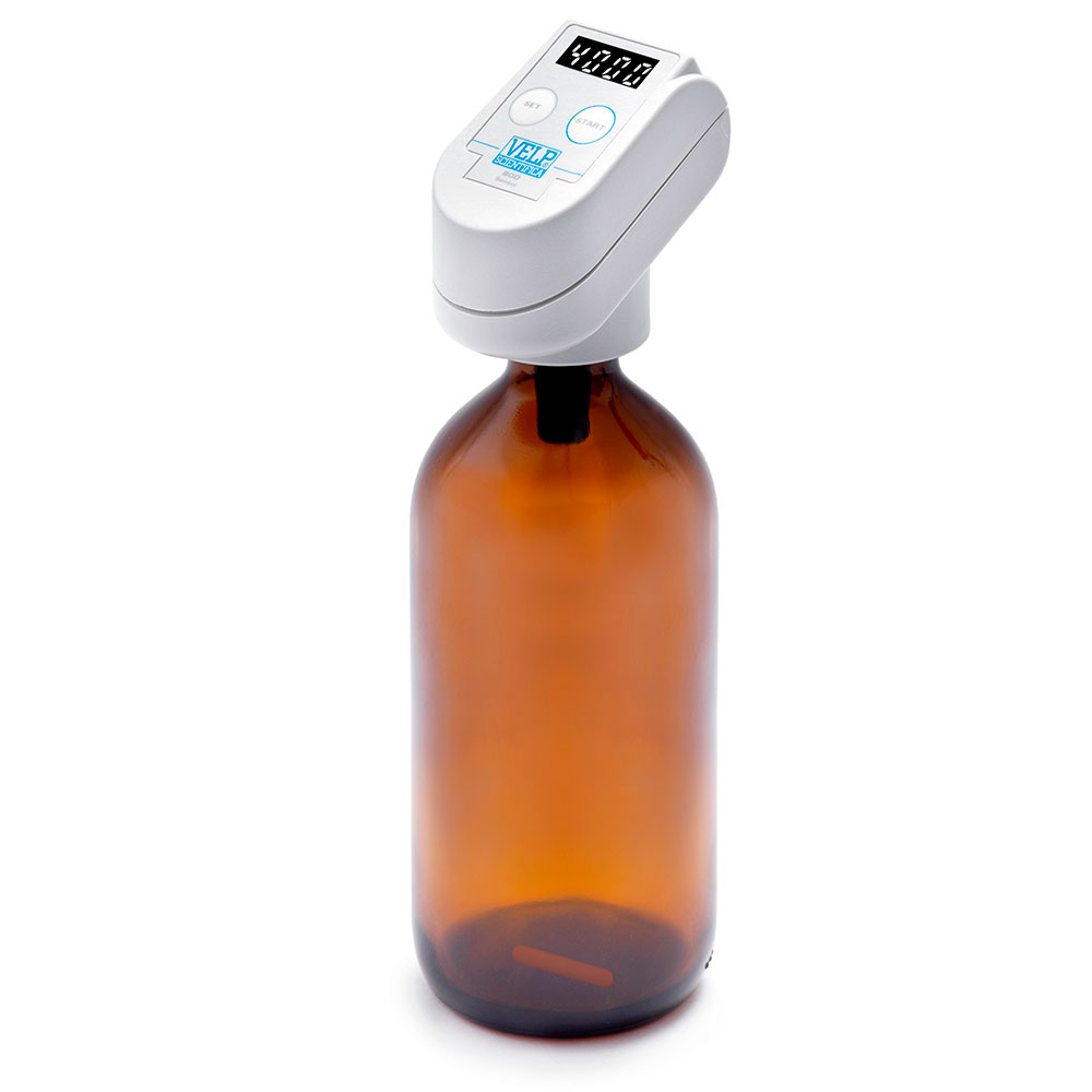Botella DBO. VELP®. Modelo: BOD Sensor Set. Capacidad: Frasco 500ml. Dim. AnxAlxPr (mm): 75x230x75