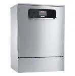 Lavadora desinfectadora de laboratorio PLW 8683 [LD DS10] con toma de agua AD, dosificación detergente líquido y función EcoDry. MIELE. Capacidad: 64 vidrios de cuello estrecho o 196 tubos/viales o 128 frascos o 98 pipetas. Bomba dosificadora para detergente líquido. Carro modular y sistema EasyLoad. Display tactil: M Touch Flex. Conexión en red a través de WiFi. Función de apoyo al secado EcoDry. Medidas externas AlxAnxPr (mm): 835x598x600