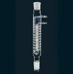 Dimroth condenser, with glass olives. SCHARLAU. Ground joints: C/S-29/32. Usable length (mm): 250