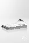 Adhesive sealing films. NERBE-PLUS. Description: Adhesive sealing pierceable film for cold-storage. Material: Aluminium. Measurement (µm): 60. Temp. range (ºC): -80 to 120. Sterility: PCR Ready.
