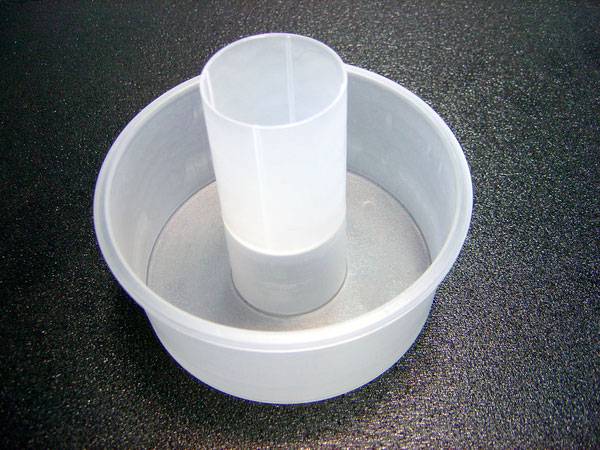 Tapa para reducción de volumen a 0,5l. de PP, para contenedores de plástico autoclavable/PP. Para molino de cuchillas GRINDOMIX GM 200. RETSCH®