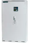 Cabinet for storage of gas bottles. ASECOS. Model: G90.205.120. Cabinet construction: Tall, 2 doors. Body colour: Warning yellow. Equipment: Body without interior equipment. Max. load (kg): 600. Dim. HxWxD (mm): 1198x2050x615. Weight (Kg): 610