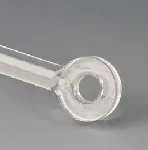 Glass stirring rod for PTFE pivoting blade
