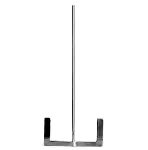 Stirring rod for stainless steel reactors, anchor form