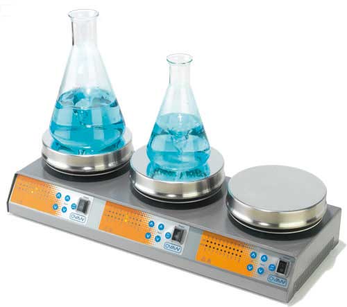 MultiMix Heat Magnetic stirrer multiplace with heating