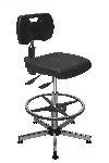 Ergonomic laboratory chairs and stools