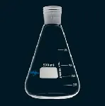 Erlenmeyer flasks with screw thread joint