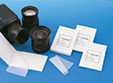 Paper for cleaning of optical lenses