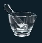 Glass mortars