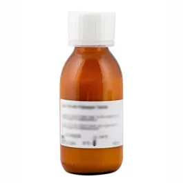 Amber glass bottle with additives for culture media