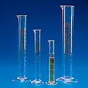 Graduated measuring cylinders, tall form, PMP. B class