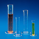 Graduated measuring cylinders, low form, PMP