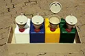 WASTE CONTAINERS, SAFETY FUNNELS AND CAPS