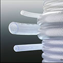 PVC tubing with reinforcing webbing