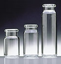 Crimp top vials for headspace, glass