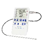 Digital datalogging thermometers for liquid nitrogen storage control