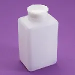 HDPE square bottles with star cap
