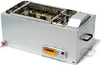 Thermostated digital bath with horizontal shaker