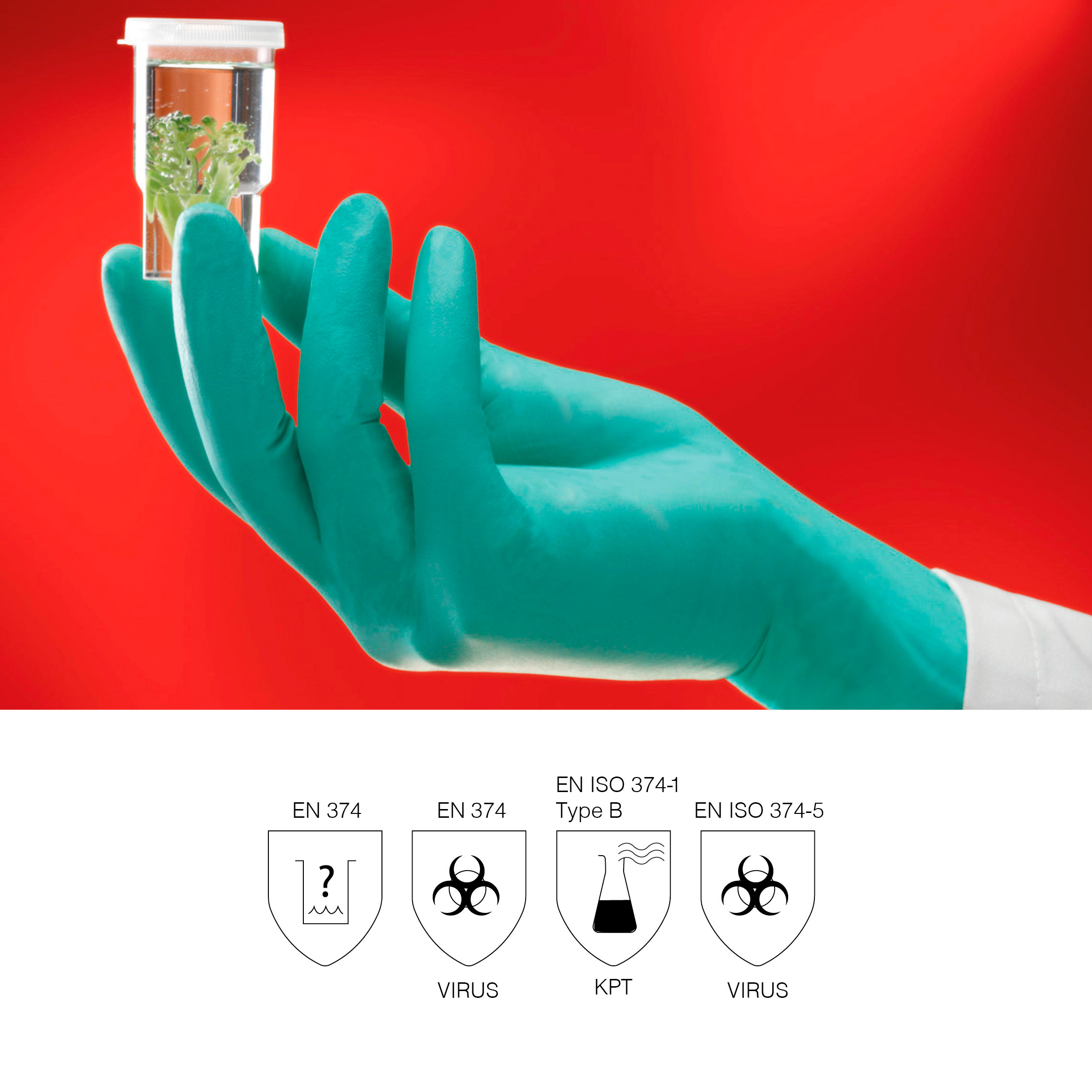 Microflex® NeoTouch® Green neoprene disposable powder-free gloves