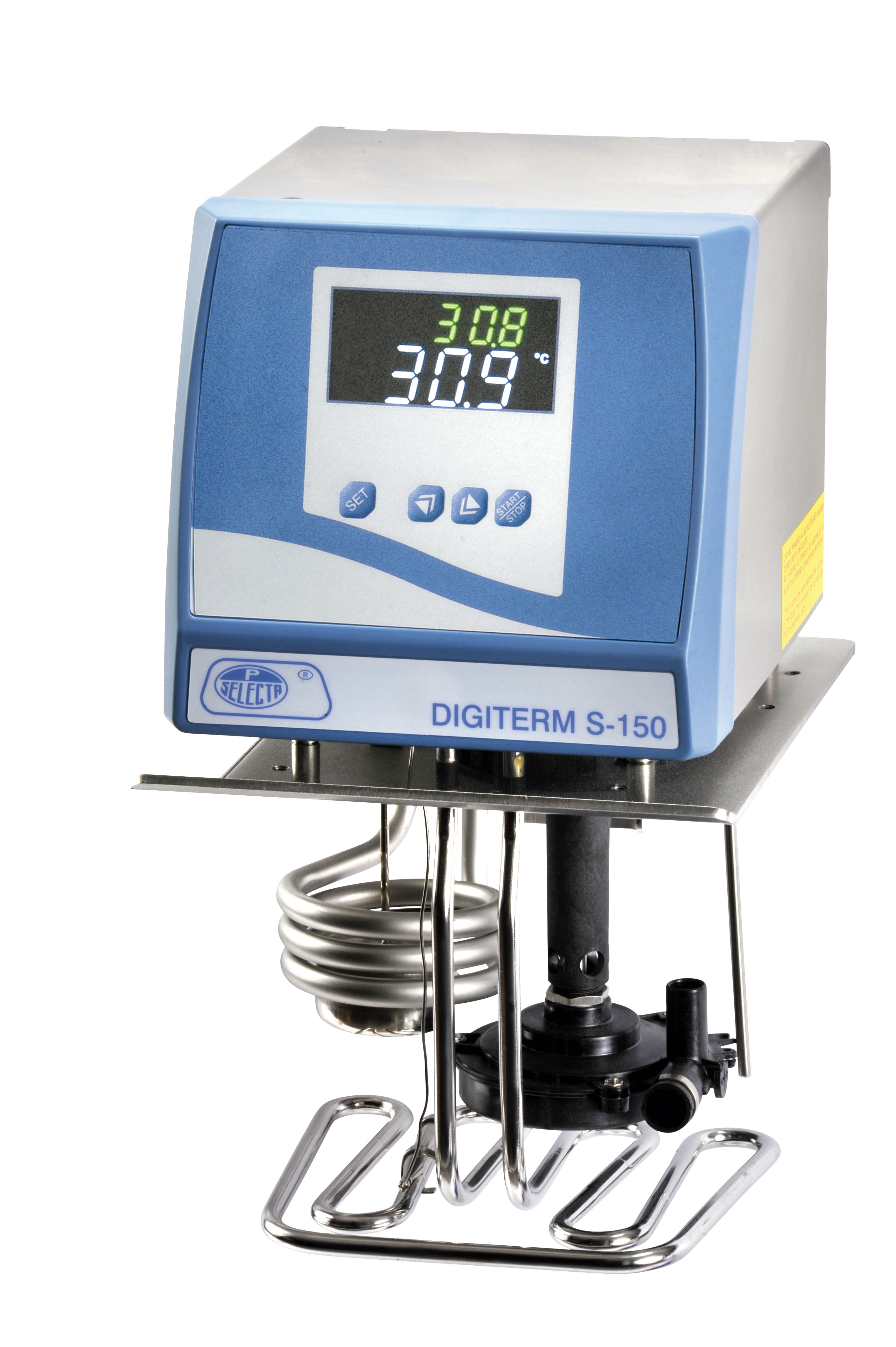 Termostatos de inmersión con control digital Digiterm-100 y Digiterm-200