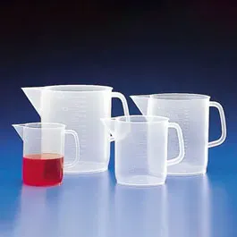 PLASTIC BEAKERS AND JUGS