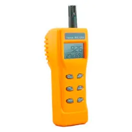 Gas detector for hydrogen sulfide, carbon monoxide, oxygen, and combustible gases held by a hand